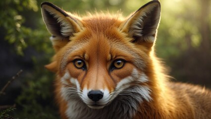 red fox portrait