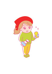 イラスト素材:大掃除_年末_清掃_シーズン