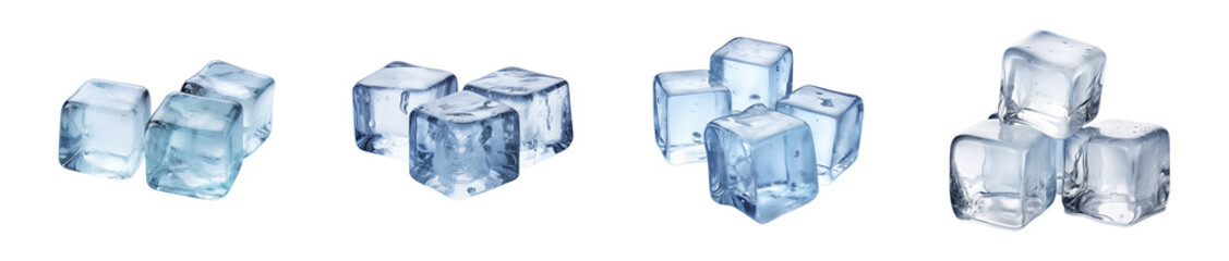 icicles isolated on white background