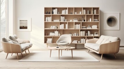 Scandinavian Simplicity Minimalist Furniture in a Well-Designed Home