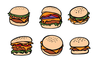 burger element design