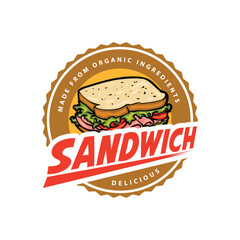 sandwich logo template