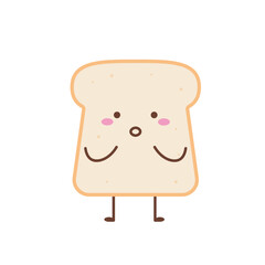 Cute Bread Illustration