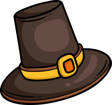 Pilgrim hat for Thanksgiving day
