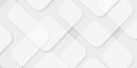 Abstract white geometric background with modern lines and seamless geometric background Abstract white and grey geometric overlapping design banner pattern background template for branding business.