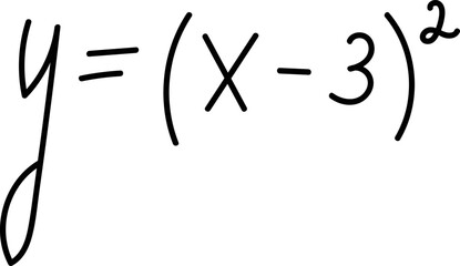 Drawn Math Formula