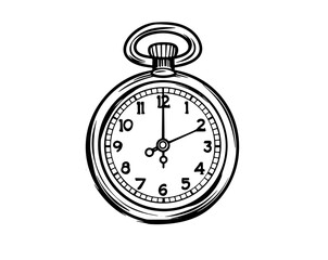 alarm clock on white  background. watch icon minimal design concept of sleeping timer. 3d clock icon vector  in isolated 
