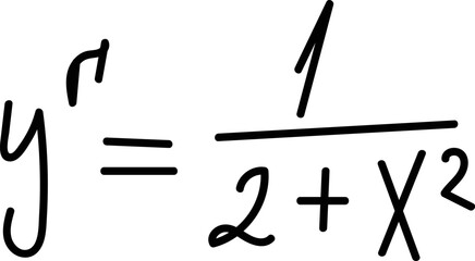 Drawn Math Formula