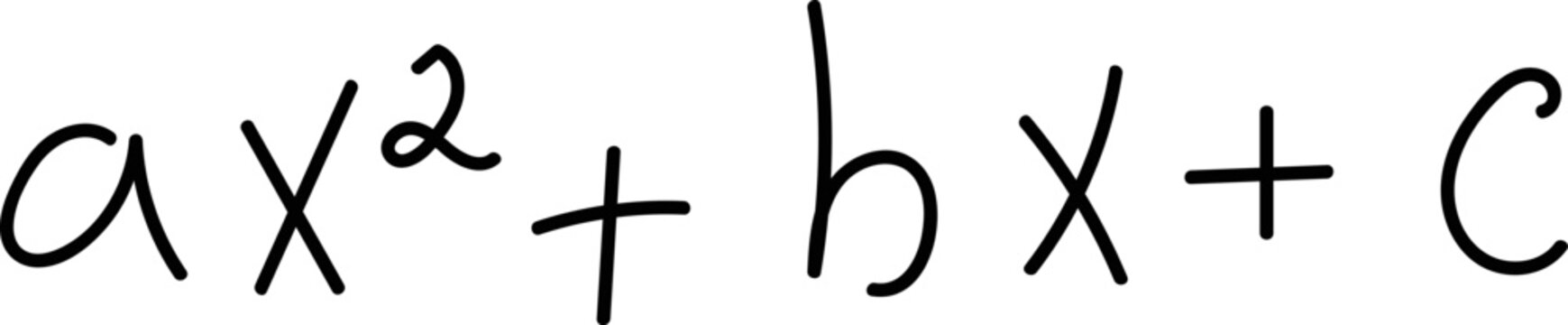 Drawn Math Formula