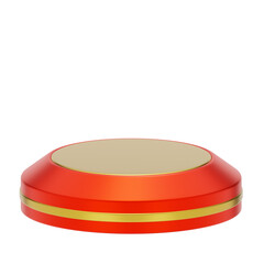 Red Gold 3D Podium Product