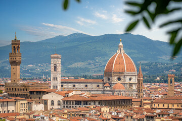 Fototapeta na wymiar Italy. Florence Cathedral in a sunny day