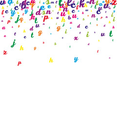 Concept of school background. Colorful childish