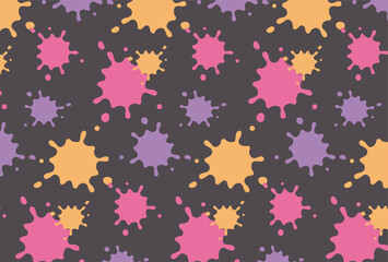 Fototapeta na wymiar seamless pattern with colorful splashes for banners, cards, flyers, social media wallpapers, etc.