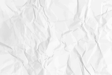 White clean crumpled paper