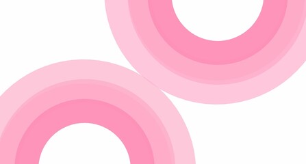Abstract background pink half circle pattern and with some copy space area