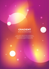 Vector illustration poster colorful abstract poster gradient