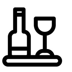 Calendar, time, and location line Icons