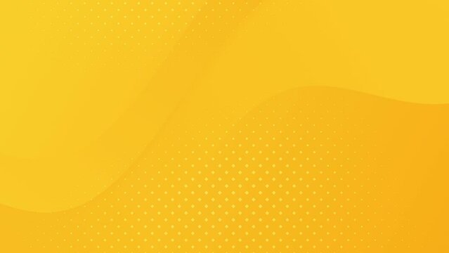 4k bright yellow orange animated fluid background. Geometric shapes arrows dots liquid morphic. Minimal funny style. Square line notebook pattern. Back to school blank animation. Seamless loop banner