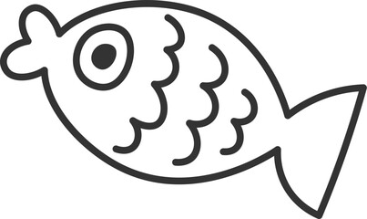 Fish Animal Lined