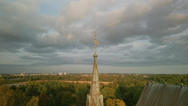 Church of St. Lawrence in Vantaa, Finland, built in 1450