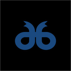 circle orange Jg Letter Logot type J logo old