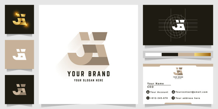 Letter jG or iG monogram logo