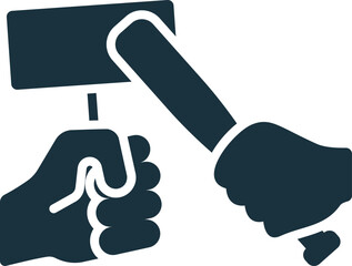 Revolt icon. Monochrome simple sign from freedom collection. Revolt icon for logo, templates, web design and infographics.