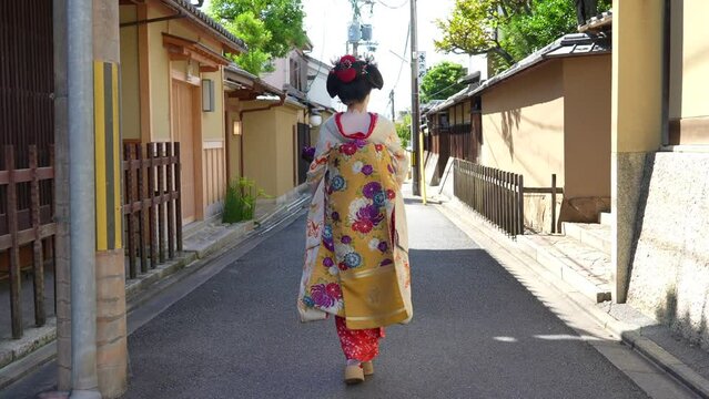京都祇園の舞妓のイメージ