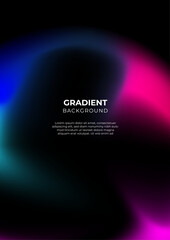 Obraz premium Vector colorful gradient abstract poster design
