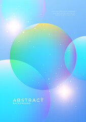 Vector illustration poster colorful abstract poster gradient