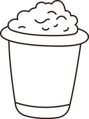 Paper Cup With Cocktail