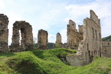 Fototapeta na wymiar Zamek, Ruiny, Gory