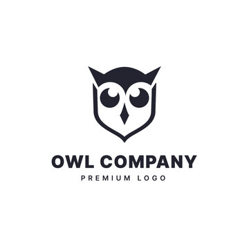 Simple and creative owl logo design