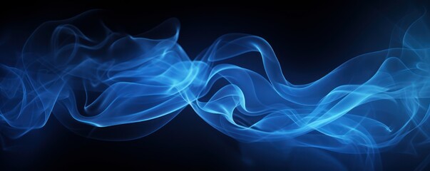 Obraz premium Smoke in black