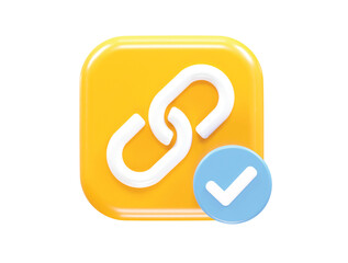 Link icon render element illustration