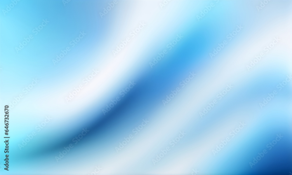 Aufkleber smooth gradient blue and white abstract backdrop