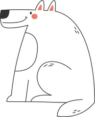 Wolf Animal Outline