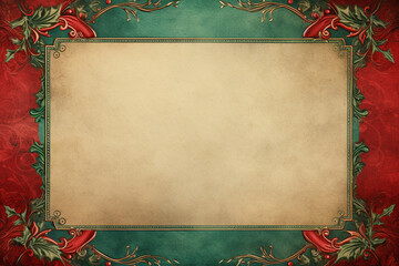 vintage christmas greeting card 