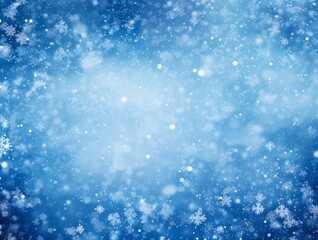 Obraz premium Abstract Blue Snow Background. Artistic Blue Snow Texture for Christmas Season Computer Background