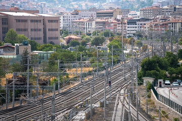 railway in the city