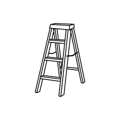 Ladder icon vector. Steps illustration sign. stairs symbol or logo.