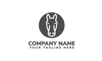Fototapeta premium horse logo design free download. horse vector icon