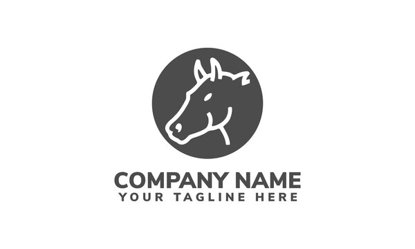 Horse logo. horse logo vector. vector icon
