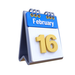 16 February Calendar