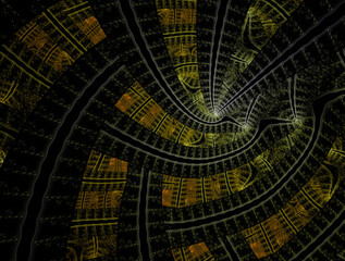 Imaginatory fractal abstract background Image