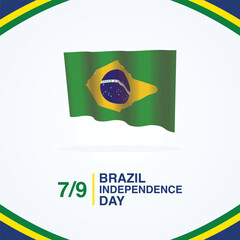 Brazil celebration brazilian independence carnival festive south america flag background feliz