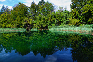 Östlihe Adria. Kroaten. Plitvicer Seen