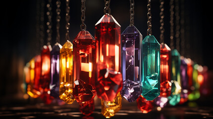 glowing diamonds in the night UHD wallpaper Stock Photographic Image 