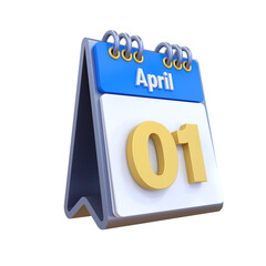 01 April Calendar