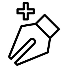 Fototapeta premium ink pen line 